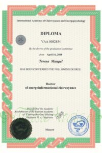 20180416_0082854_diplom_doktor_IACEP_International_Academy_of_Clairvoyance_and_Energopsychology_TeresaMangel_ENG