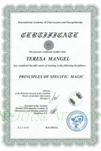 20180701_1001_sertifikaat_practitioner_IACEP_International_Academy_of_Clairvoyance_and_Energopsychology_TeresaMangel_ENG