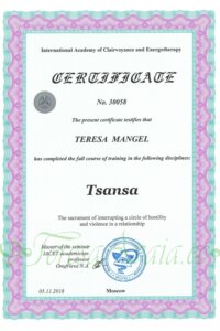 20181105_30058_sertifikaat_practitioner_IACEP_International_Academy_of_Clairvoyance_and_Energopsychology_TeresaMangel_ENG
