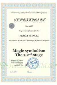 20181109_30087_sertifikaat_practitioner_IACEP_International_Academy_of_Clairvoyance_and_Energopsychology_TeresaMangel_ENG