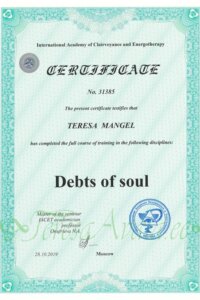 20191028_31385_sertifikaat_practitioner_IACEP_International_Academy_of_Clairvoyance_and_Energopsychology_TeresaMangel_ENG