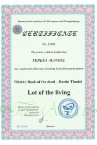 20191030_31382_sertifikaat_practitioner_IACEP_International_Academy_of_Clairvoyance_and_Energopsychology_TeresaMangel_ENG