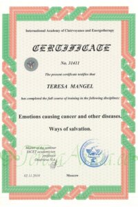 20191102_31411_sertifikaat_practitioner_IACEP_International_Academy_of_Clairvoyance_and_Energopsychology_TeresaMangel_ENG